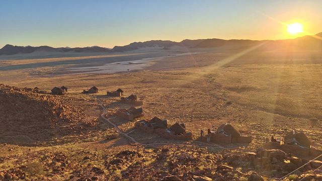 Reisspecialist Marit van Matoke Tours op studiereis in Namibië