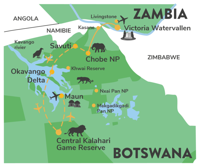 Individuele rondreis Botswana | 12 dagen reis | Matoke Tours