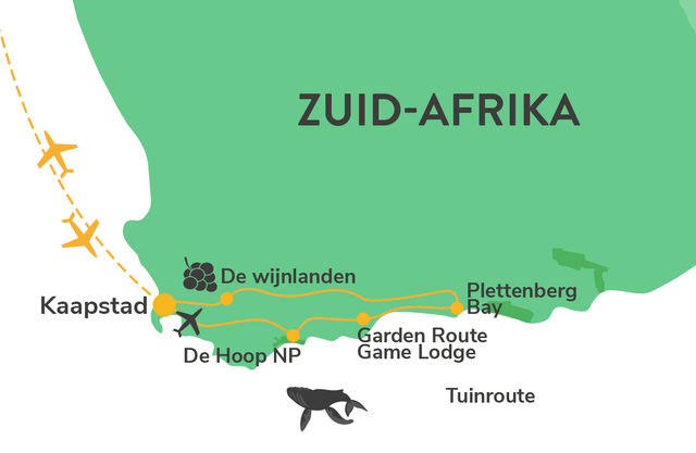 16-daagse gezinsreis Zuid-Afrika malariavrij | Tuinroute en Kaapstad