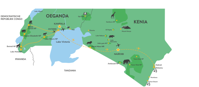 Oeganda en Kenia familiereis - Verken Oost Afrika met het gezin