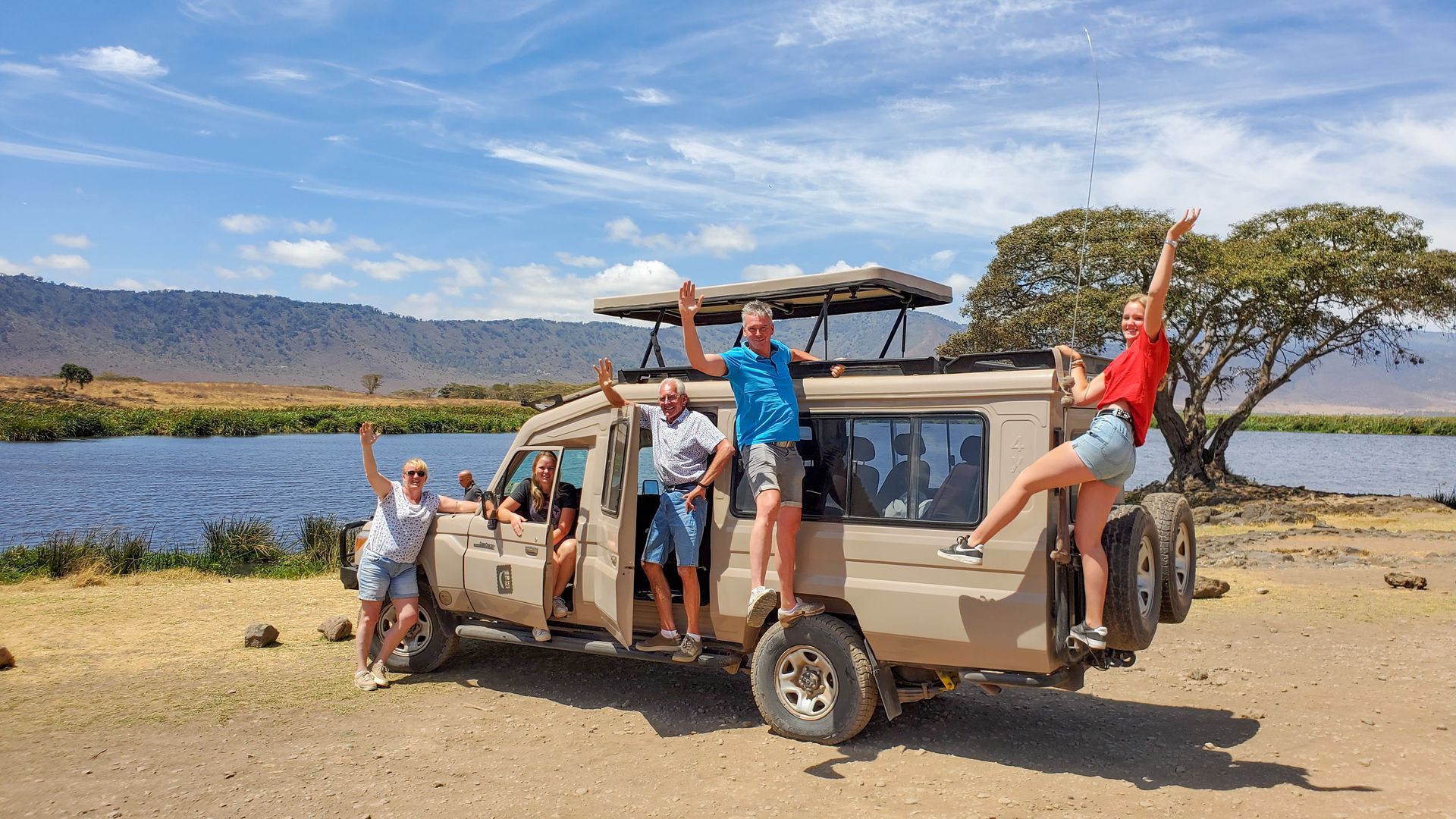 Familie safari