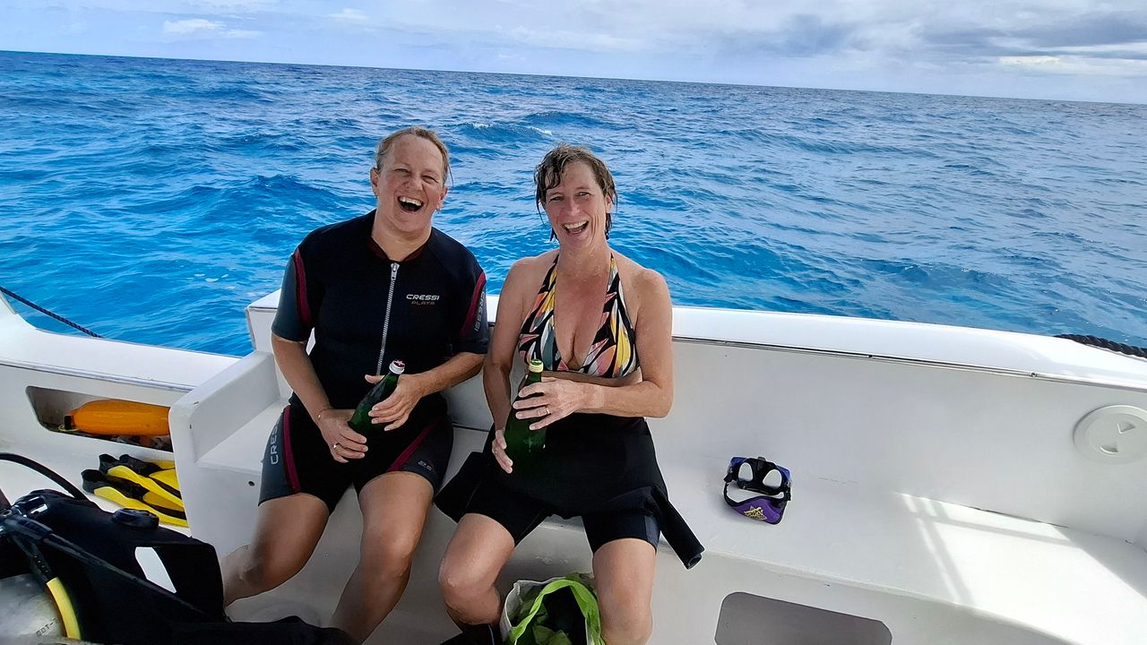 Michele en Marielle van Matoke Tours op studiereis naar de Seychellen
