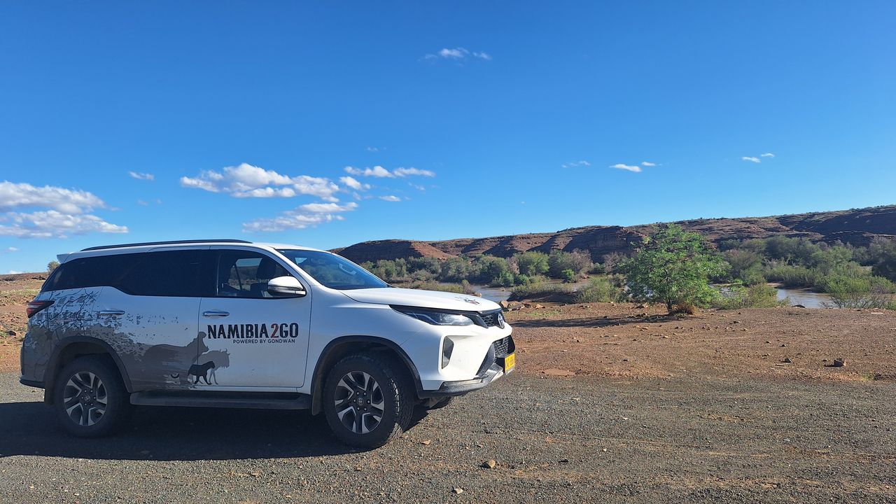 Reisspecialist Marit van Matoke Tours op studiereis in Namibië
