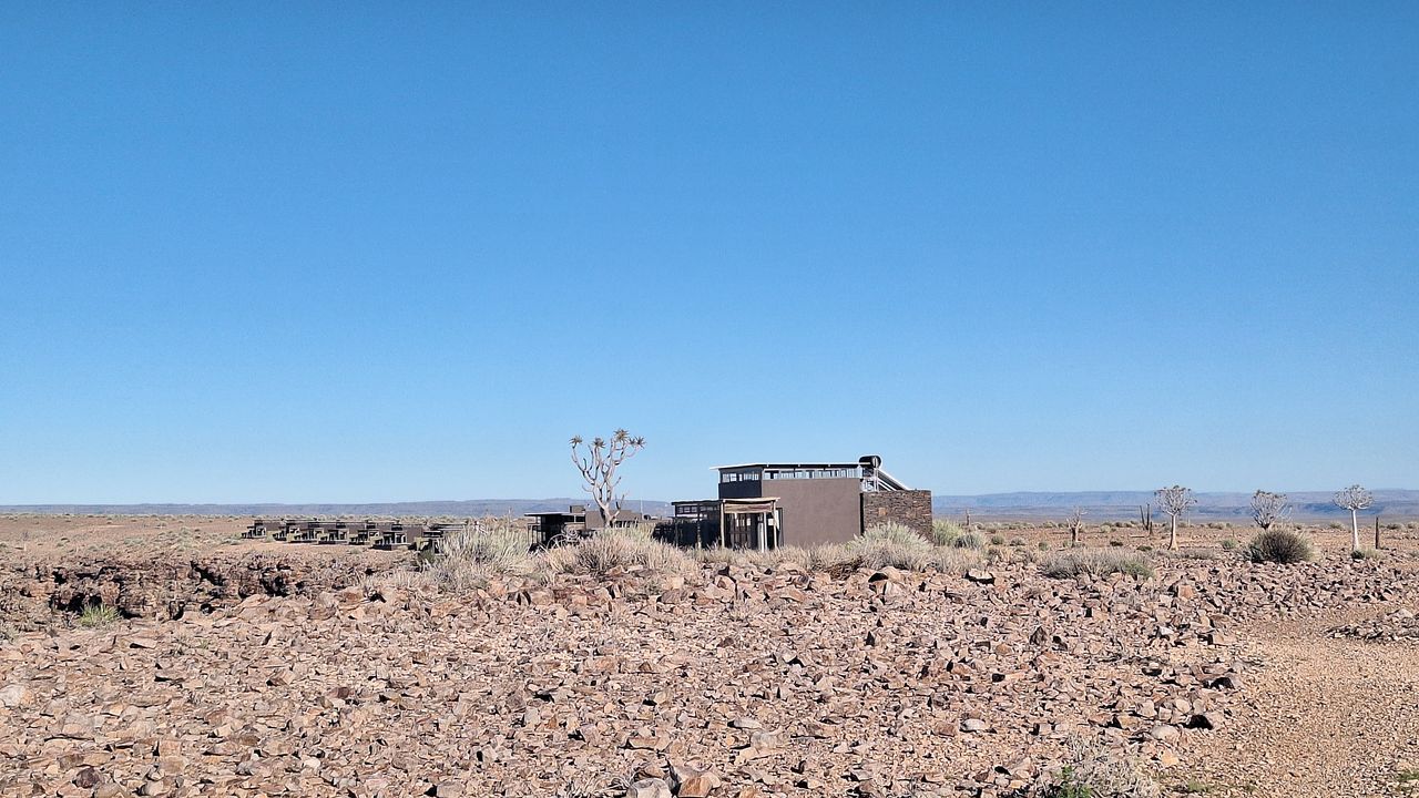 Reisspecialist Marit van Matoke Tours op studiereis in Namibië