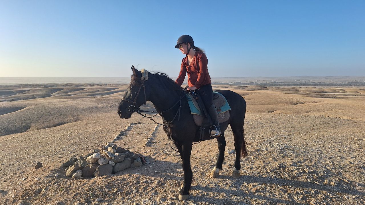 Reisspecialist Marit van Matoke Tours op studiereis in Namibië