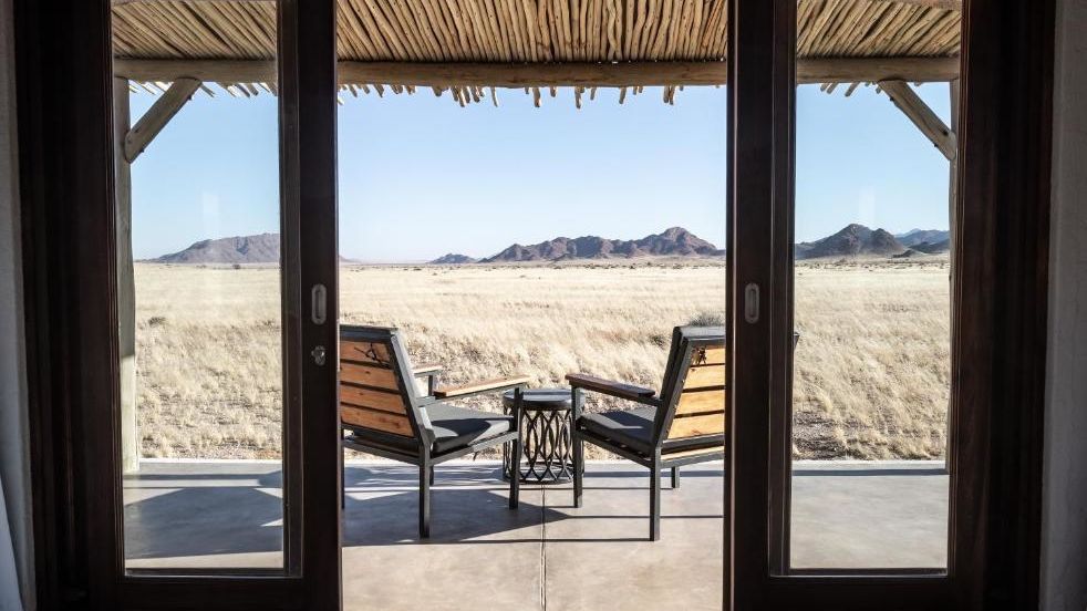 Reisspecialist Marit van Matoke Tours op studiereis in Namibië
