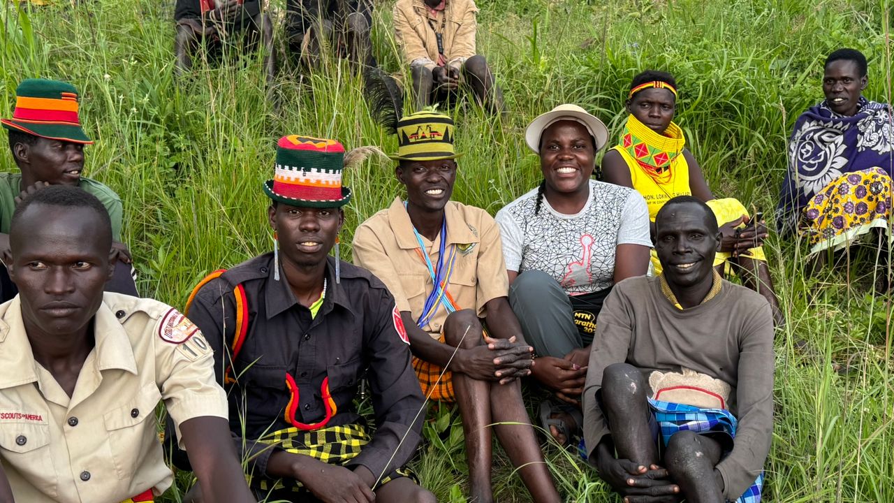 Reisspecialist Celia van Matoke Tours op studiereis door noordoost Oeganda